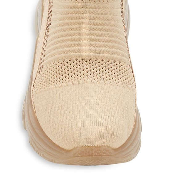 BEBE Aspen Perforated Ankle Boots Beige Color NWOT - Picture 5 of 6